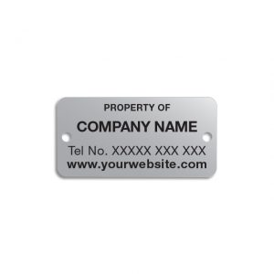 Aluminium Asset Labels & Tags - GSM Online Label Sales