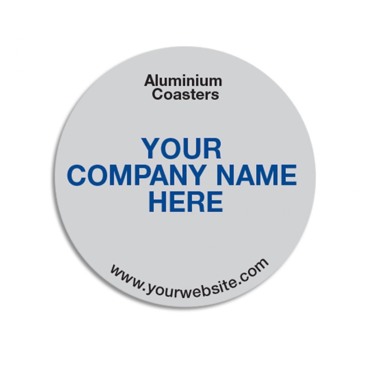 Anodised Aluminium Coasters 88 mm GSM Online Label Sales