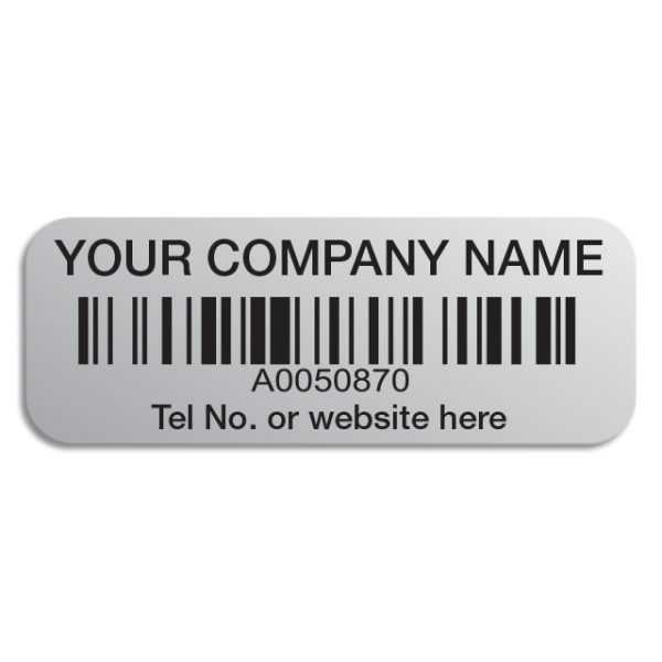 Aluminium Foil Barcode Labels - 51 X 19mm - GSM Online Label Sales