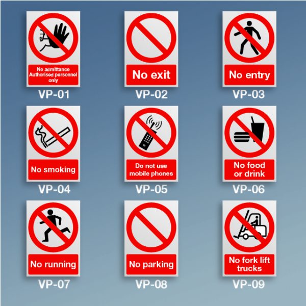 Foamex Safety Signs - A4 size - GSM Online Label Sales