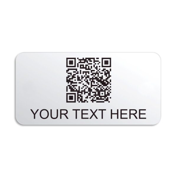 Polycarbonate QR Code Labels – 50 x 25mm - GSM Onlline Label Sales